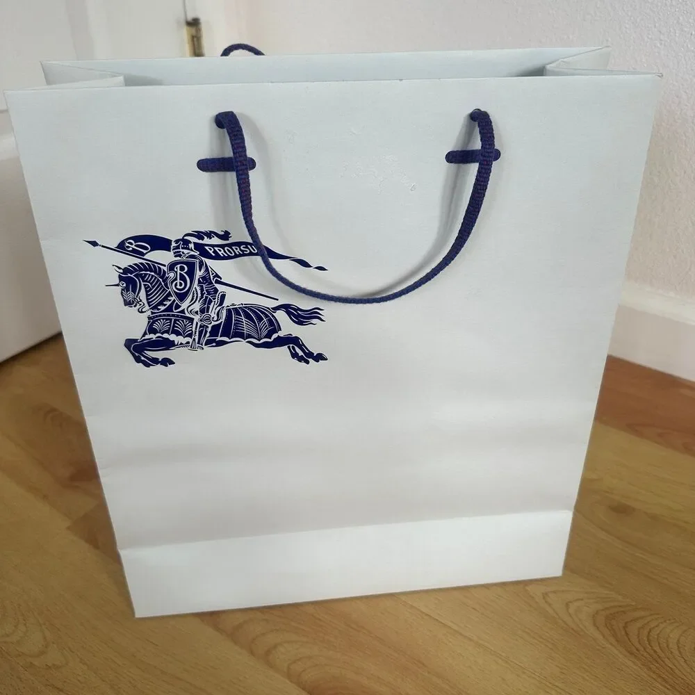 Burberry paper shopping
